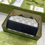 Gucci Mini Tote Bag With Interlocking G 671623 Dark Blue