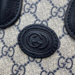 Gucci Mini Tote Bag With Interlocking G 671623 Dark Blue