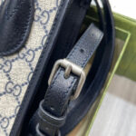 Gucci Mini Tote Bag With Interlocking G 671623 Dark Blue