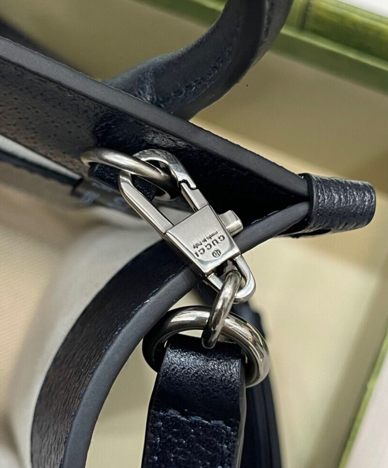 Gucci Mini Tote Bag With Interlocking G 671623 Dark Blue