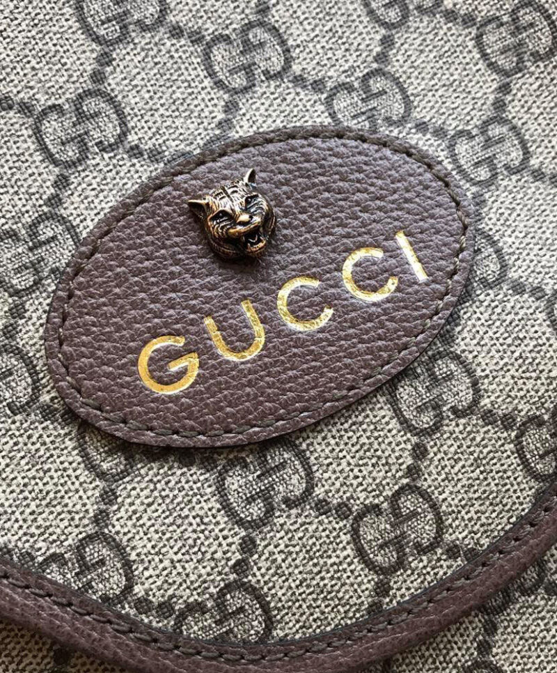 Gucci Neo Vintage GG Medium Messenger 598604 Dark Coffee