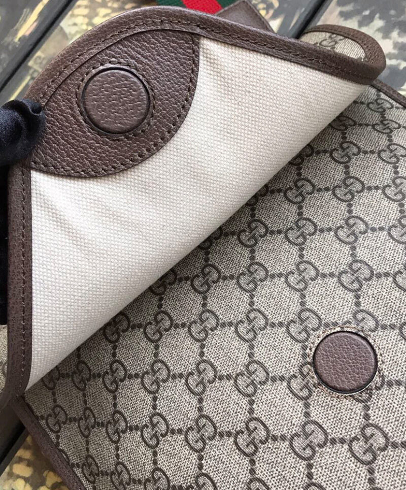 Gucci Neo Vintage GG Medium Messenger 598604 Dark Coffee