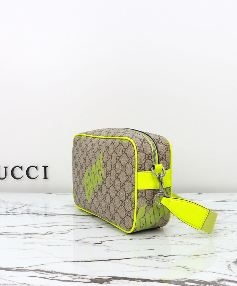 Gucci Medium Crossbody Bag With Print 839380 Green