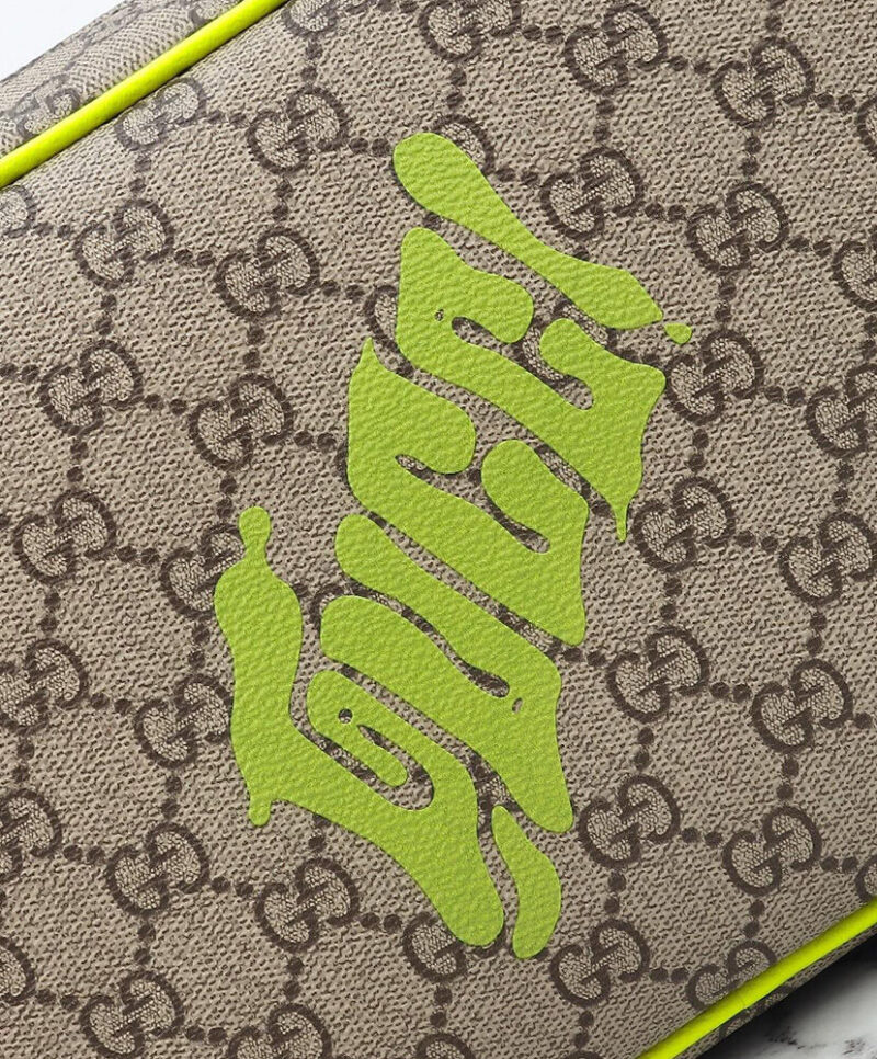 Gucci Medium Crossbody Bag With Print 839380 Green