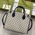 Gucci Small Tote Bag With Interlocking G 659983 Dark Blue