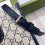 Gucci Small Tote Bag With Interlocking G 659983 Dark Blue