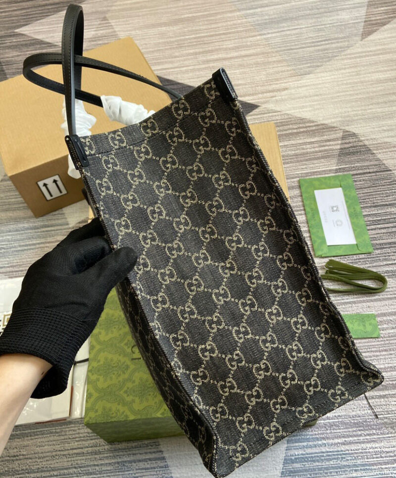Gucci Ophidia GG Large Tote Bag 772184 Black
