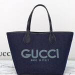 Gucci Totissima Medium Reversible Tote 820481 Blue
