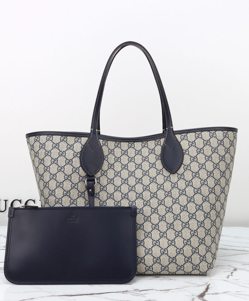 Gucci Totissima Medium Reversible Tote 820481 Blue