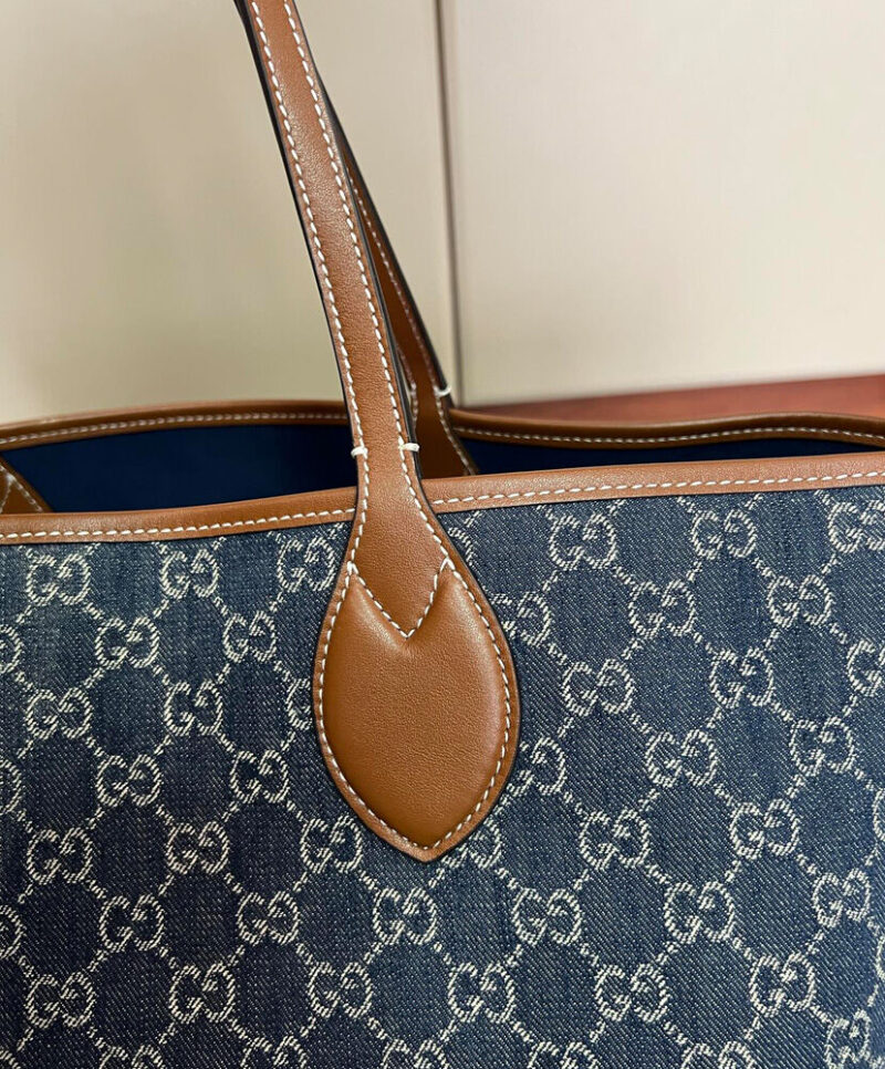 Gucci Totissima Medium Reversible Tote 820481 Coffee