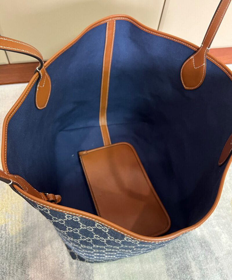 Gucci Totissima Medium Reversible Tote 820481 Coffee