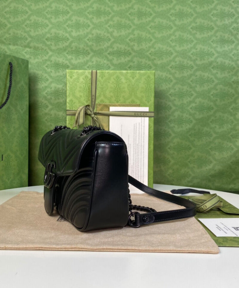 Gucci GG Marmont Small Shoulder Bag Black