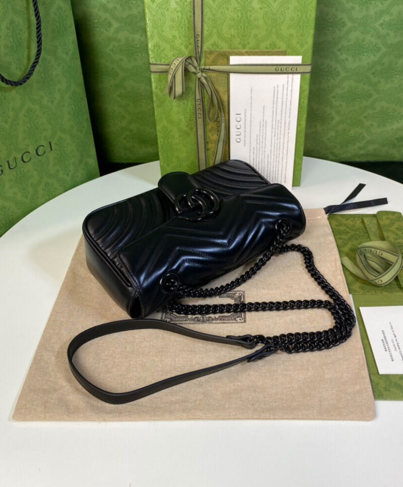 Gucci GG Marmont Small Shoulder Bag Black