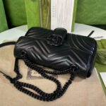 Gucci GG Marmont Small Shoulder Bag Black