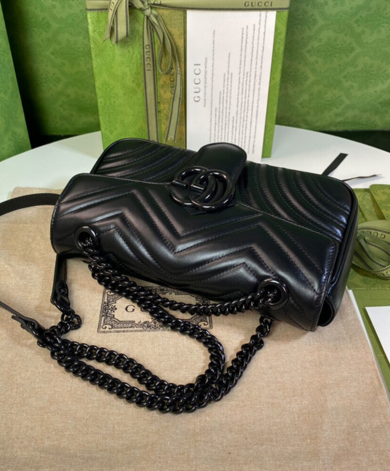 Gucci GG Marmont Small Shoulder Bag Black