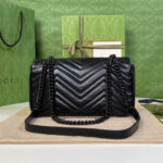 Gucci GG Marmont Small Shoulder Bag Black