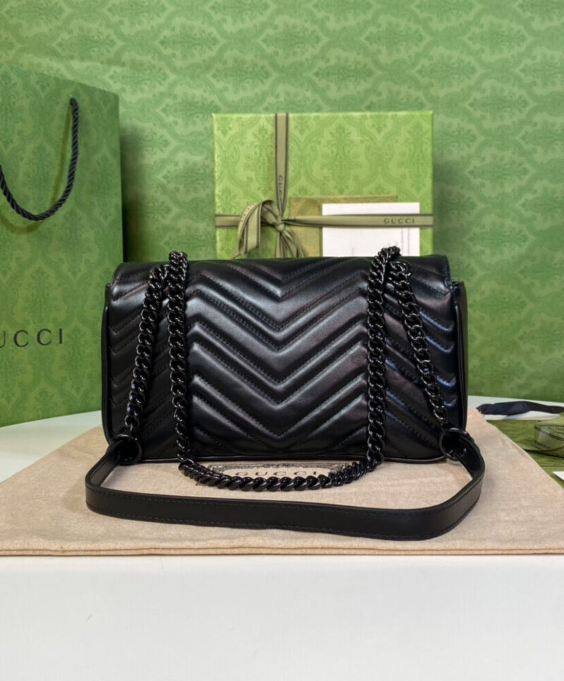 Gucci GG Marmont Small Shoulder Bag Black