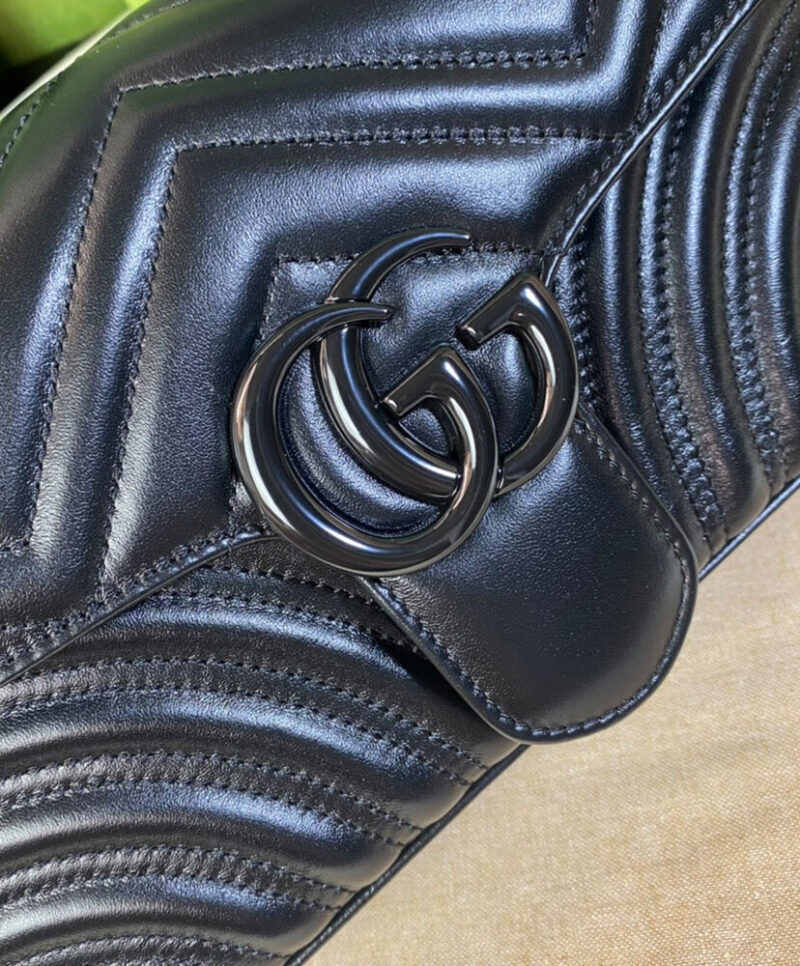 Gucci GG Marmont Small Shoulder Bag Black