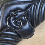 Gucci GG Marmont Quilted Mini Bag Black
