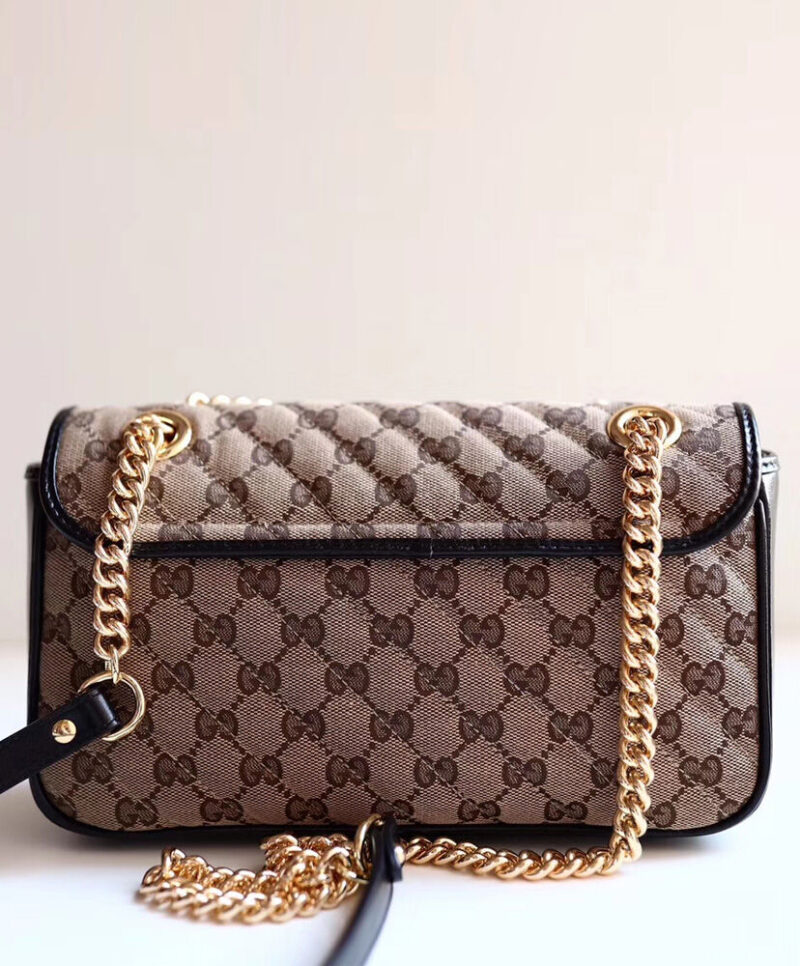 Gucci GG Marmont small shoulder bag 443497 Apricot