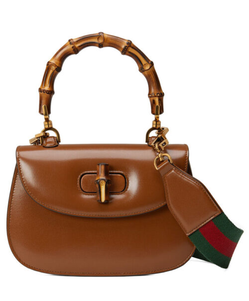 Gucci Small Top Handle Bag With Bamboo 675797