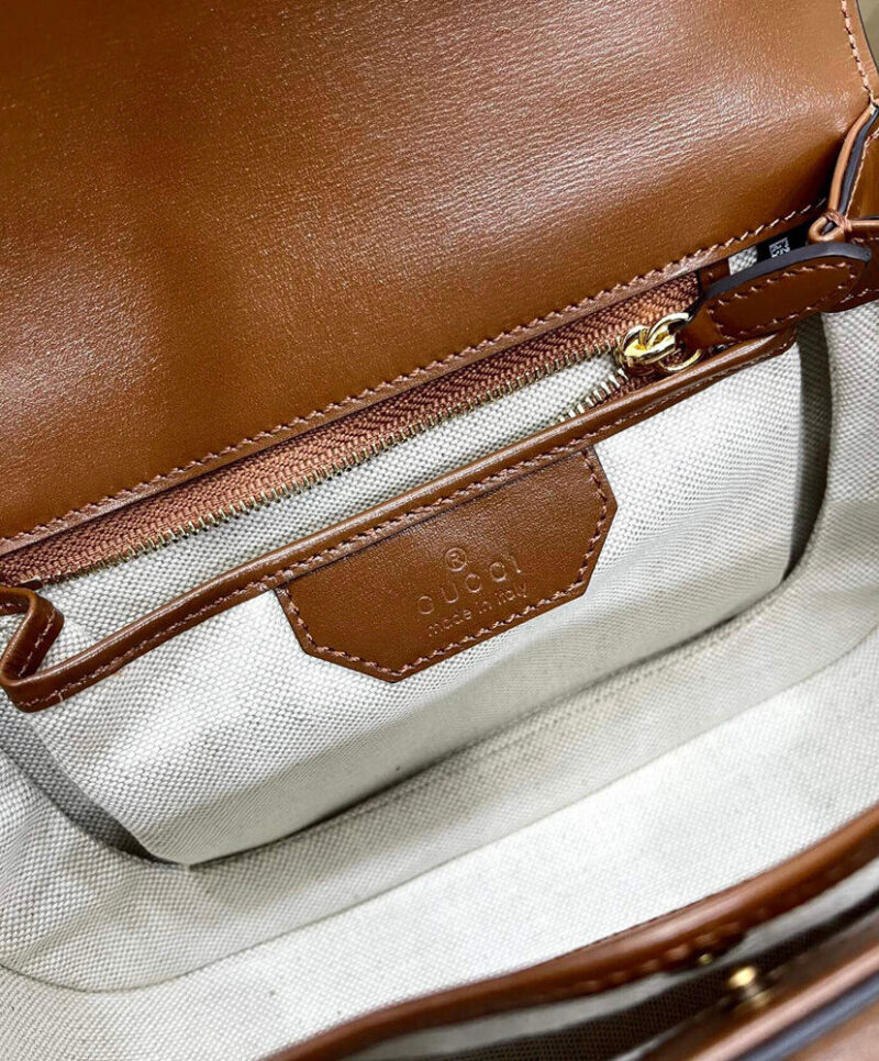 Gucci Small Top Handle Bag With Bamboo 675797