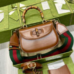 Gucci Small Top Handle Bag With Bamboo 675797
