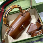 Gucci Small Top Handle Bag With Bamboo 675797
