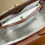 Gucci Small Top Handle Bag With Bamboo 675797