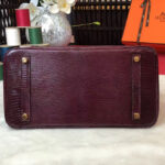 Hermes Birkin 30 Rouge Exotic Lizard Bag