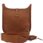 Hermes Tan Evelyne Shoulder Togo III PM Bag