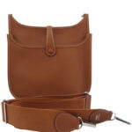 Hermes Tan Evelyne Shoulder Togo III PM Bag