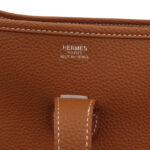 Hermes Tan Evelyne Shoulder Togo III PM Bag