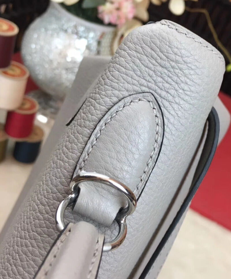 Hermes Kelly Bag 35 Togo Leather Gray