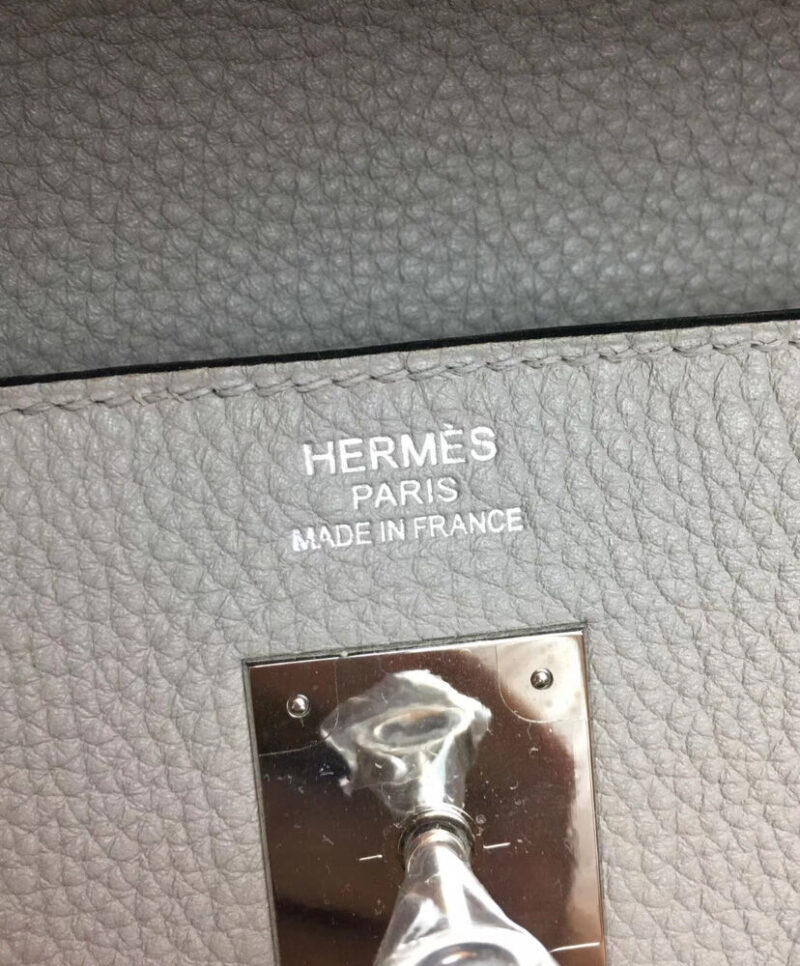 Hermes Kelly Bag 35 Togo Leather Gray