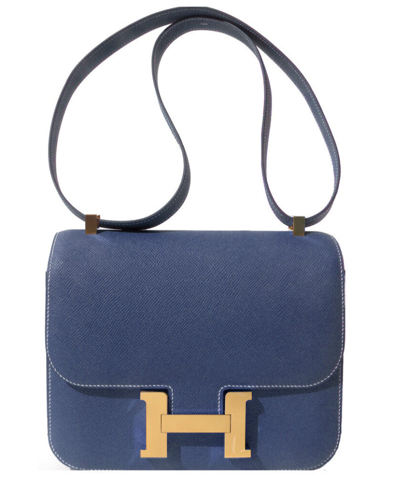 Hermes Epsom Constance 24cm Gold Hardware