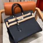 Hermes Birkin 35 Togo Leather Bag Black