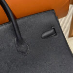 Hermes Birkin 35 Togo Leather Bag Black