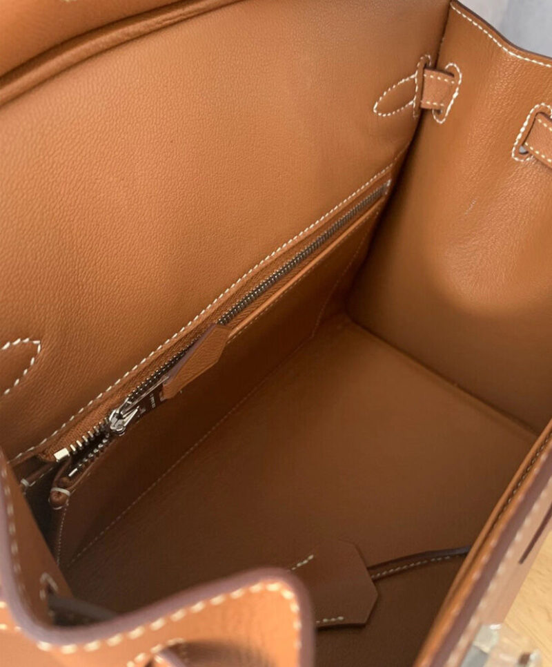 Hermes Birkin 25 Bronze Epsom Light Coffee