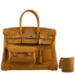 Hermes Birkin 35 Canvas & Swift Leather Cargo