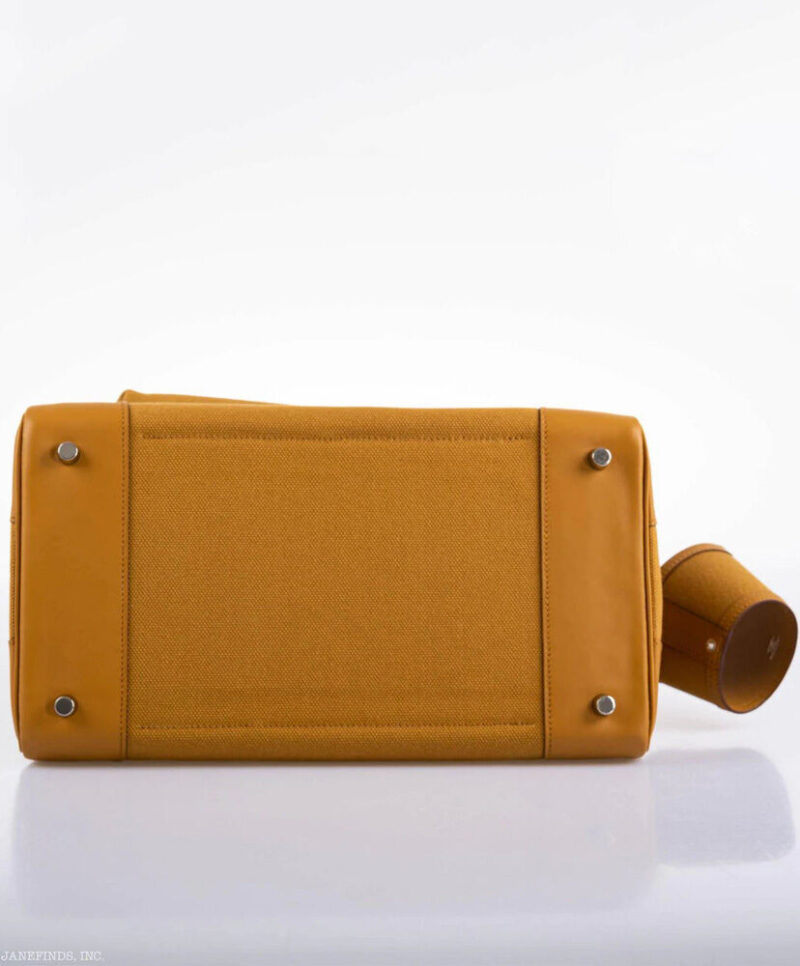 Hermes Birkin 35 Canvas & Swift Leather Cargo