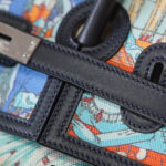 Hermes Birkin 35 Canvas & Swift Leather Cargo Graffiti Black