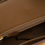 Hermes Birkin 25 Gris Caillou & Etoupe Grizzly and Swift Palladium Hardware Coffee