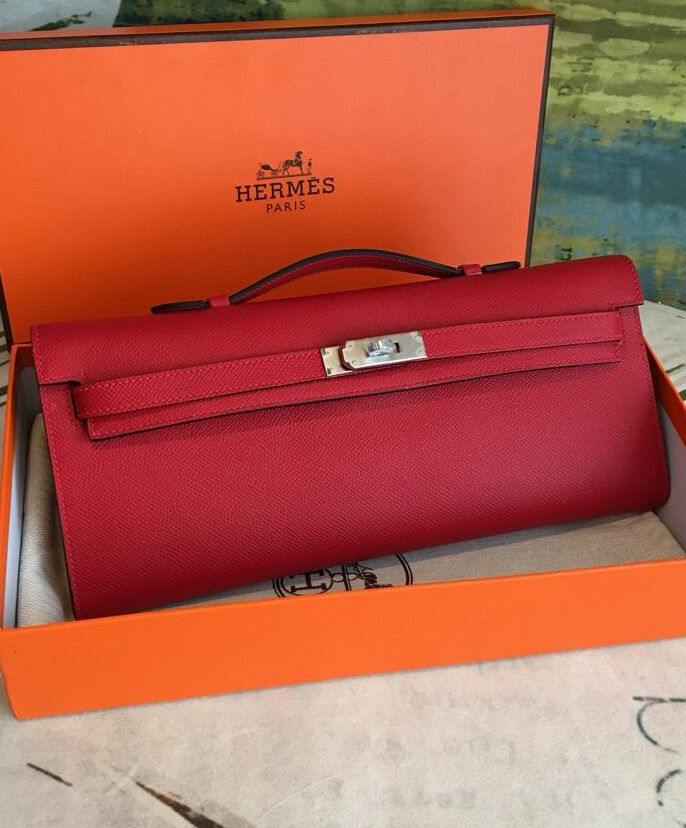 Hermes Kelly Cut Rouge H