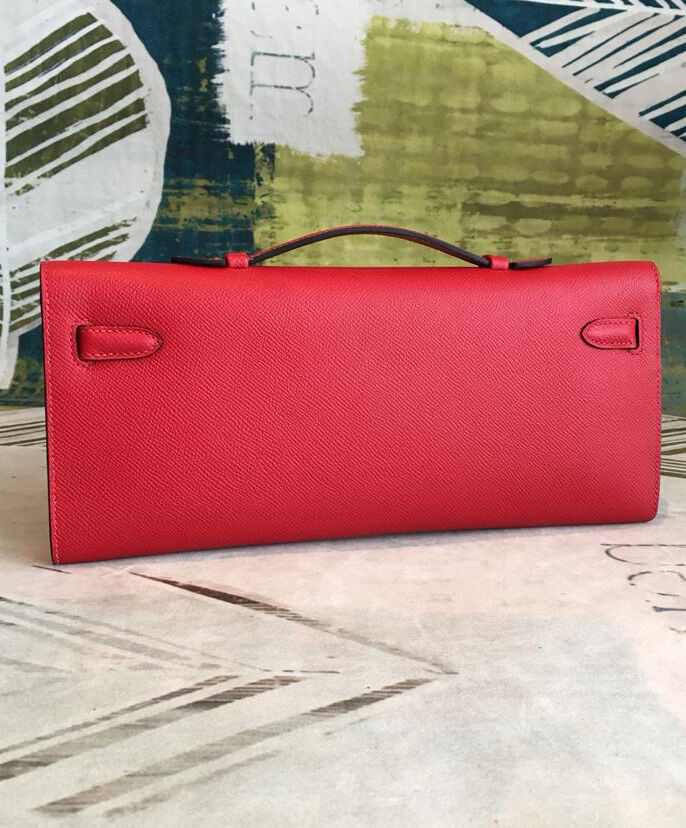 Hermes Kelly Cut Rouge H