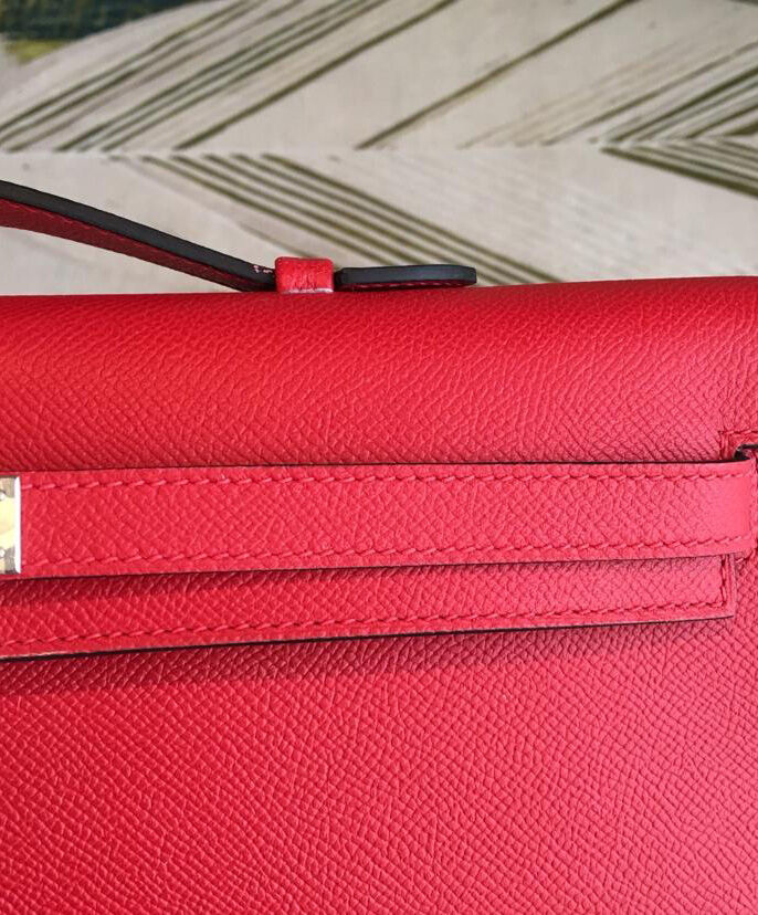 Hermes Kelly Cut Rouge H