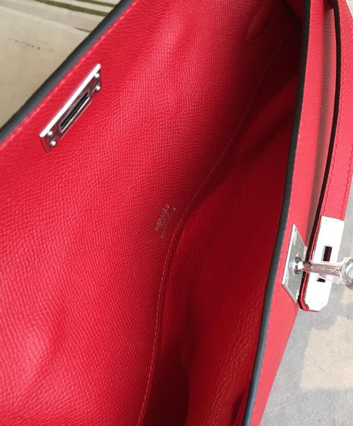 Hermes Kelly Cut Rouge H