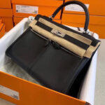 Hermes Kelly Lakis Swift 32 Black