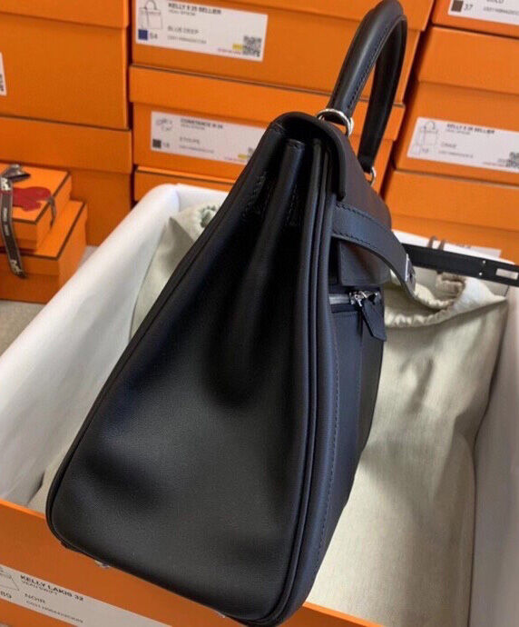 Hermes Kelly Lakis Swift 32 Black