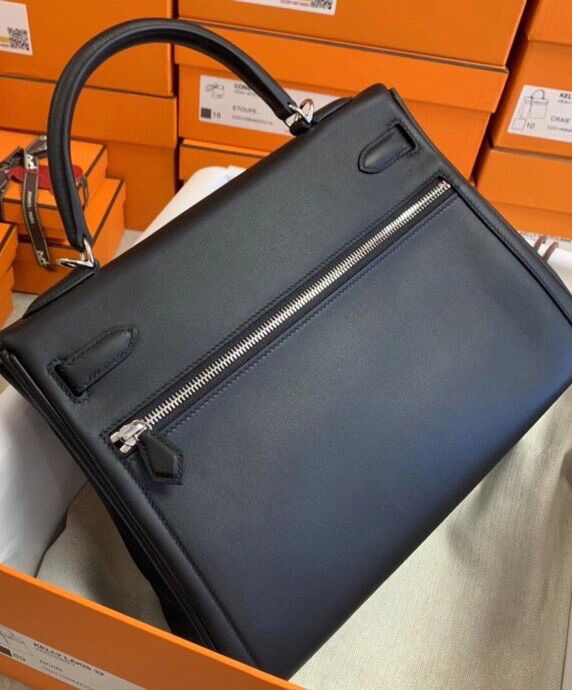 Hermes Kelly Lakis Swift 32 Black
